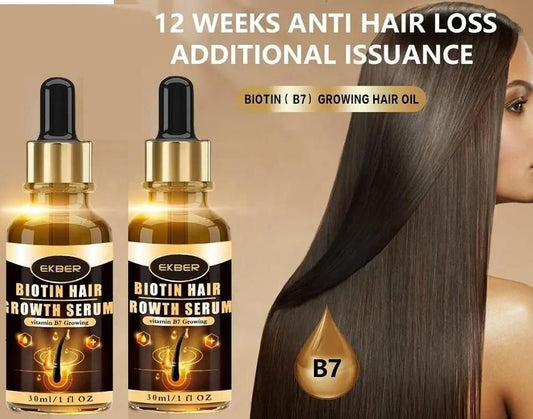 Herbal Biotin Anti Hair Loss Boosting Hair Growth Serum 30ML (Pack of 2)